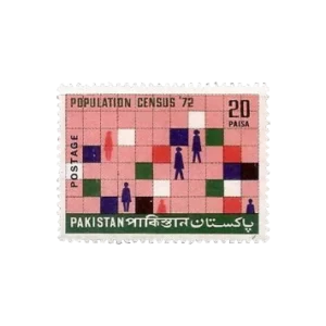 1972 PK337 Centenary Of Population Census Of Pakistan